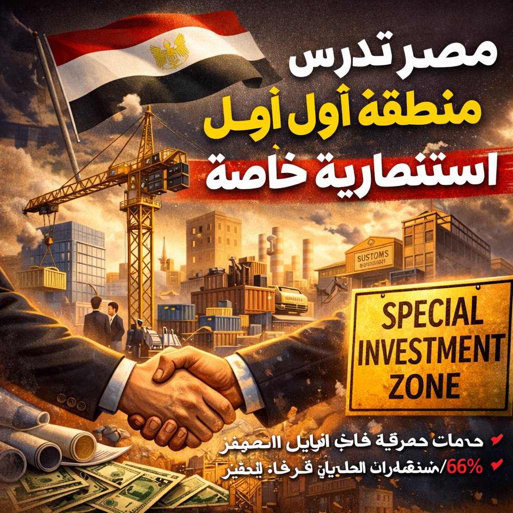 مصر تدرس إطلاق أول منطقة استثمارية خاصة… خطوة جديدة لتغيير خريطة الاستثمار